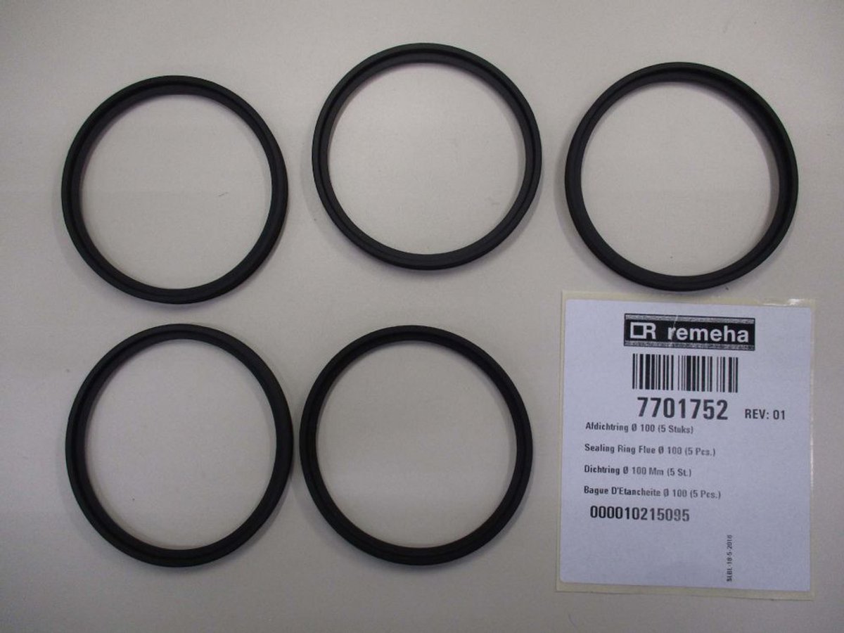 Remeha Afdichting D 100 (5x), 7701752