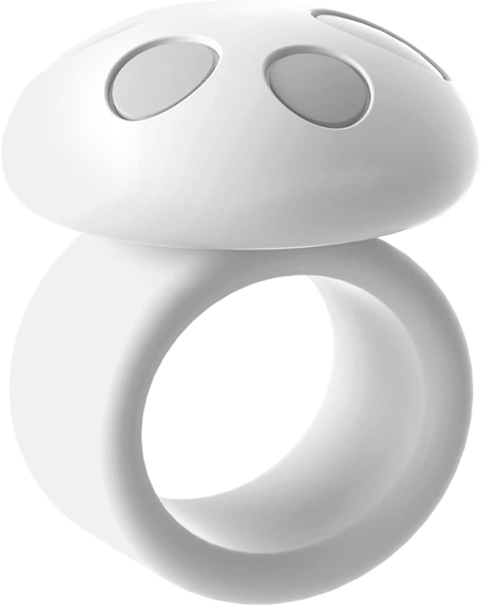 Deurknop Stopper - Wandbeschermer - Muren Beschermen - Schokabsorberend Siliconen - 5x5x5 cm - Wit
