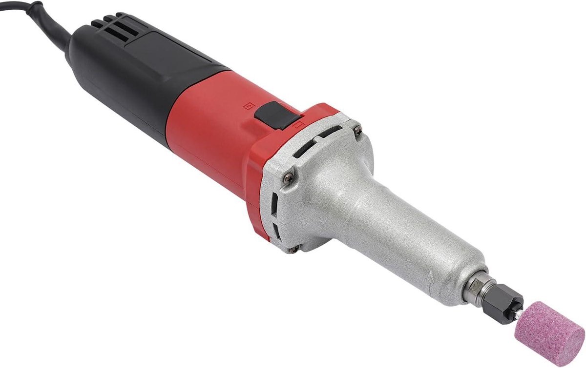 Polijstmachine - Slijpmachine - Sieraden Polijsten - Zuiver Koperen Motor - 600 W - Zwart Rood