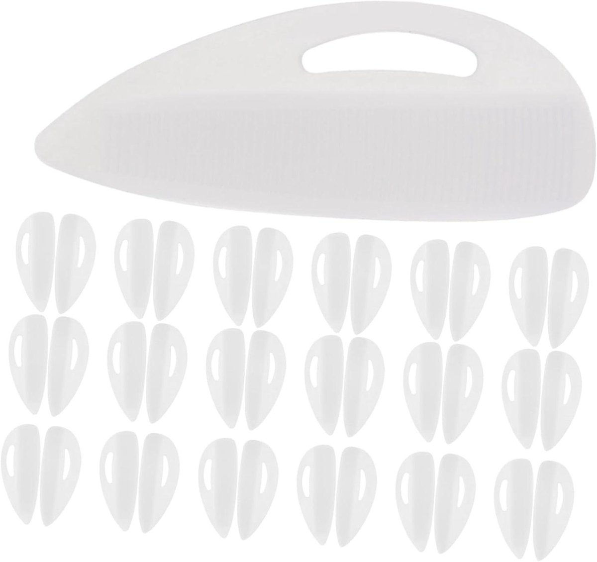 Wimperpads - Oogmake-up Schild - Wimperbehandelingen - Lijmbescherming - 40 Stuks - Transparant