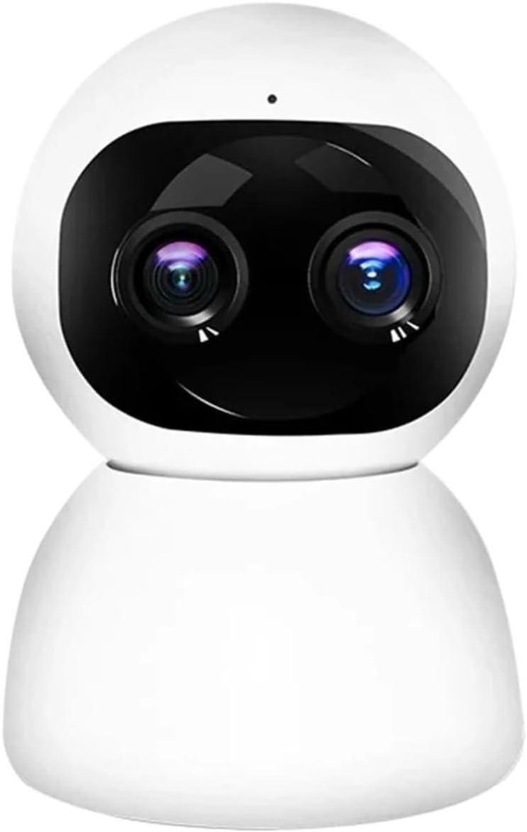 Beveiligingscamera - Thuiszorgcamera IP-camera - Huisbewaking - AI Detectie 10x Zoom - 4MP - Wit