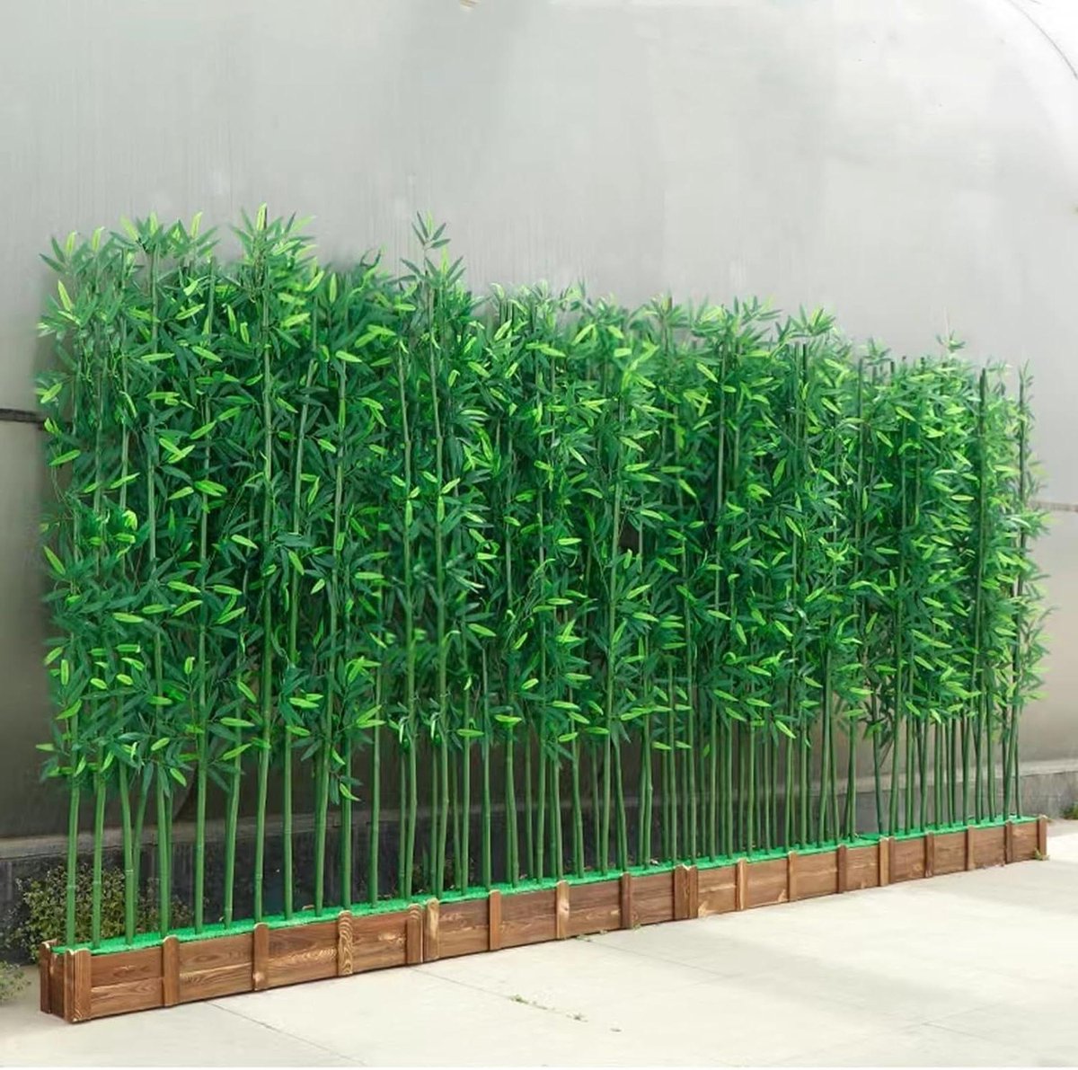 Kunstmatige bamboe - Nep boom - Interieur verfraaien - Privacy scheidingswand - 20 stuks - Groen
