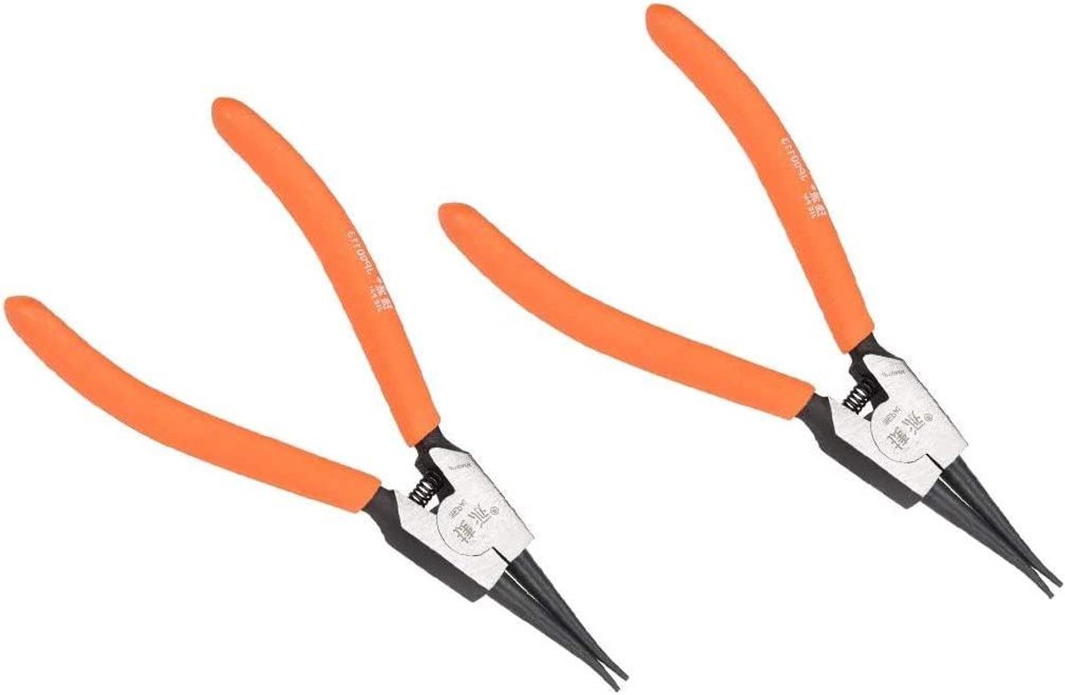Klokring Tangen - Veerspanner Set - Onderdelen Monteren - Rechte Punten - 2 Stuks - Meerdere Kleuren
