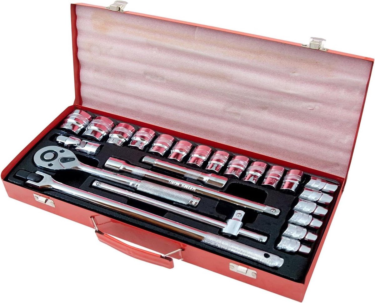 Gereedschapskit Auto - Automotive Set - Onderhoud Voertuigen - 24 Delige Set - Niet Gespecificeerd - Blauw