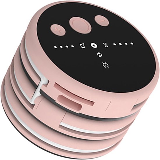 Kussenluidspreker - Botgeleiding speaker - Ontspannen slapen - Witte ruis functie - 85 x 62 x 42 cm - Roze — afbeelding 5