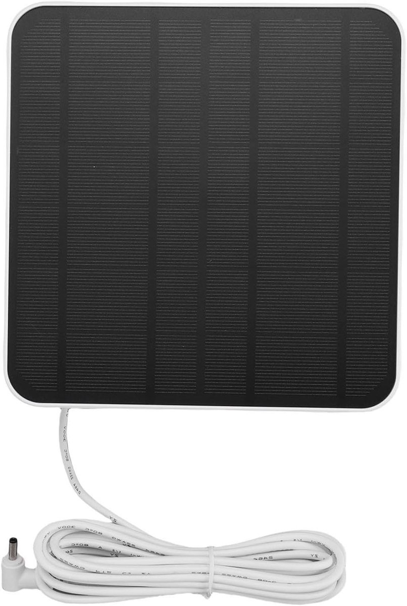 Zonnepaneel Set - Zonnelader Camera - Camera Opladen - IP65 Waterbestendig - 2x 12W - Wit