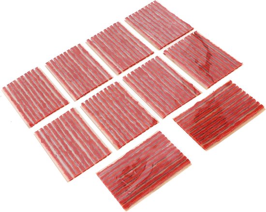 Bandenreparatiepluggen - Rubberen Afdichtstrips - Lekke Banden Herstellen - Geen Lijm Nodig - 100x3mm - Bruin — afbeelding 4