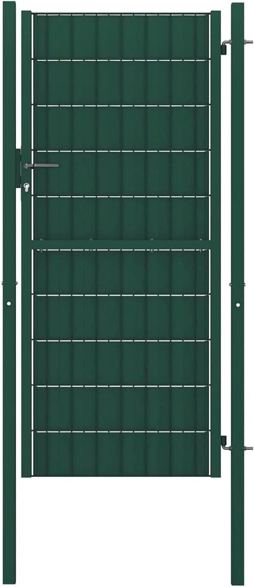 Metalen Tuinpoort - Omheining Deur - Perceel Afbakenen - Hoge Veiligheid - 100 x 164 cm - 