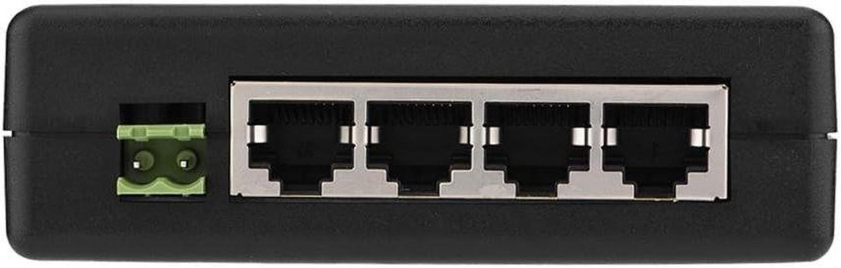 4/8 Channel POE Ethernet Adapter, POE Power Module POE Injector Ethernet Adapter Network Switch Gigabit Ethernet Switch with LED Power Light POE/LAN Port (4 Channel)