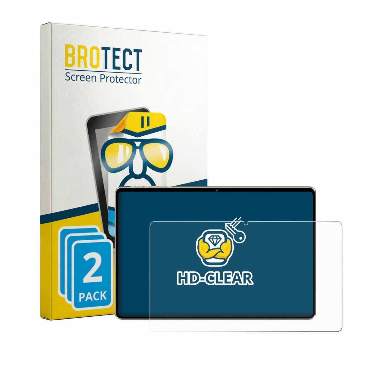 BROTECT - Screenprotector voor Dghrti Tab 50 11" - Folie Beschermfolie transparant 2 Stuks