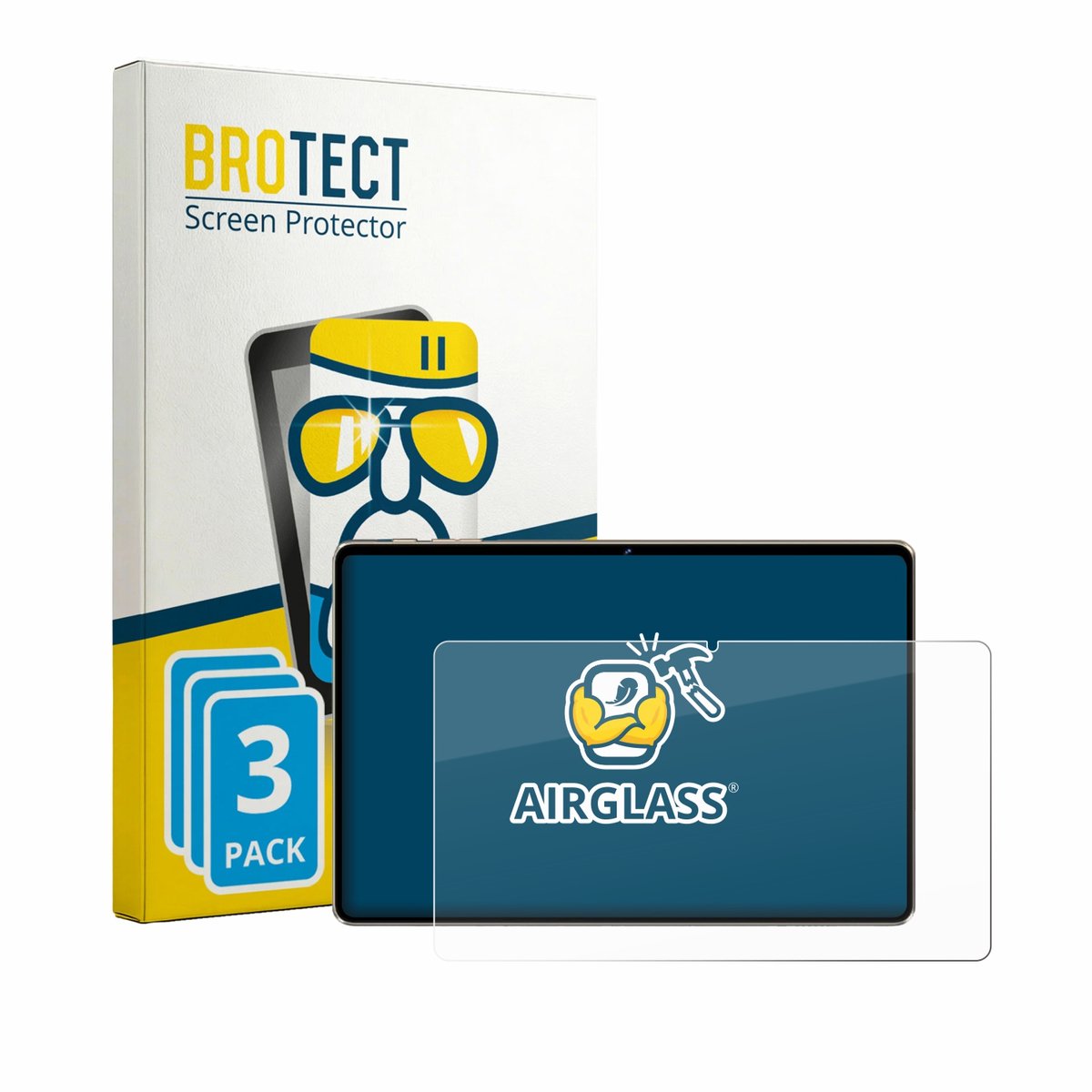 Screenprotector 3 Stuks voor Dghrti Tab 50 11" Beschermglas transparant