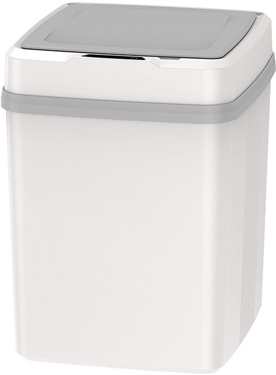 Slimme Prullenbak - Automatische Vuilnisbak - Hygiënisch Afval - Bewegingssensor - 12 Liter - Wit