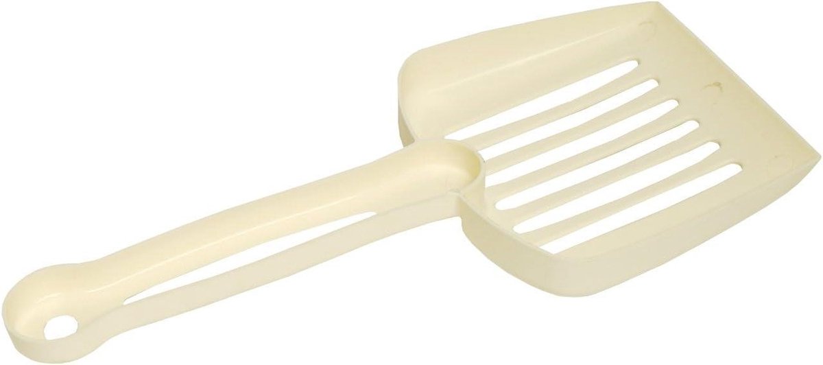 Hygiëneschep - Kattenbak schep - Kattenbak onderhoud - Vervaardigd in Italië - 3 x 10 cm - null
