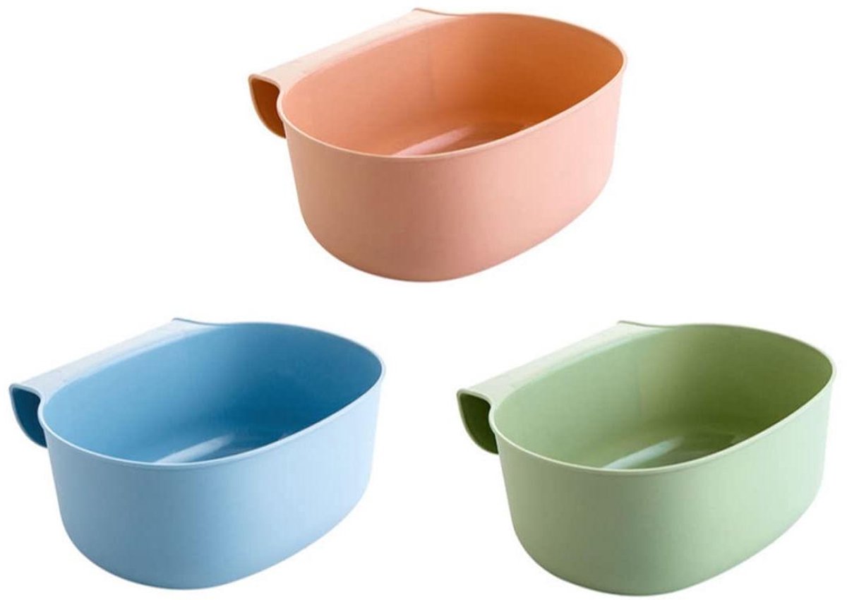 Opknoping Prullenbak Kleine Onder Gootsteen Vuilniscontainer Keuken Afval Collection Tray 3 STKS, mini prullenbak