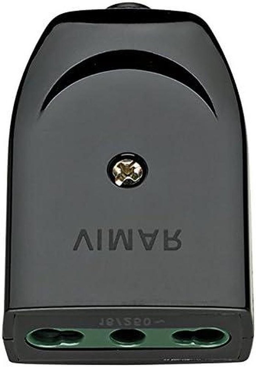 Mobiele Stekker - Stopcontact - Stroom Aansluiten - Axiale Kabeluitgang - 16A 250V - Zwart