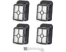 Bissell Crosswave 4-delige, wasbare en vervangbare filterset 1866 1866F Geschikt voor Bissell Crosswave 3-in-1 multifunctionele stofzuigers 17132 en Pet Pro 2225N