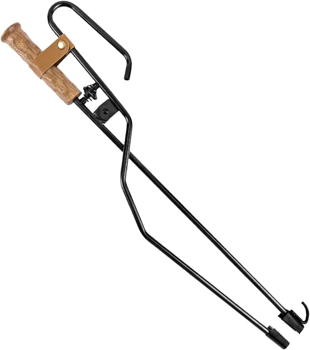Haardhouttang - Vuurtang Klem - Kampvuur Beheer - Ingebouwde Ventilator - 50.5 cm - Meerkleurig