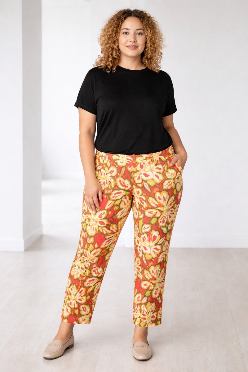COLLETTA Phoebe - Green/Multi-Colour - maat 3(52)