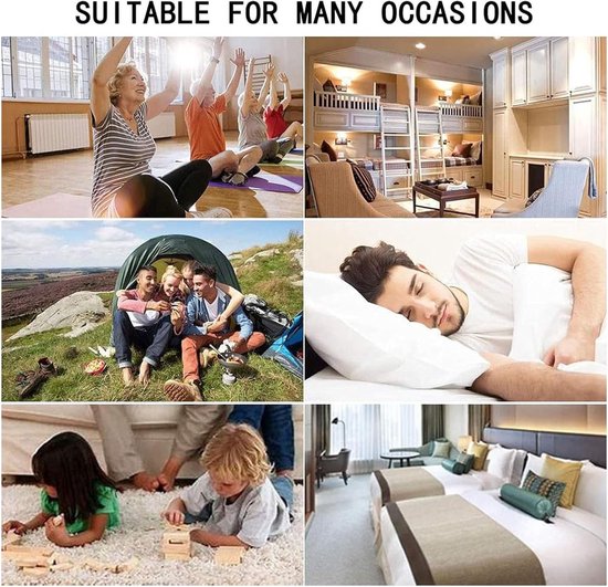 Japanse Futon Matras - Rolbare Slaapmat - Gasten Laten Slapen - Ademende Katoenen Top - 3cm Dik - I — afbeelding 4