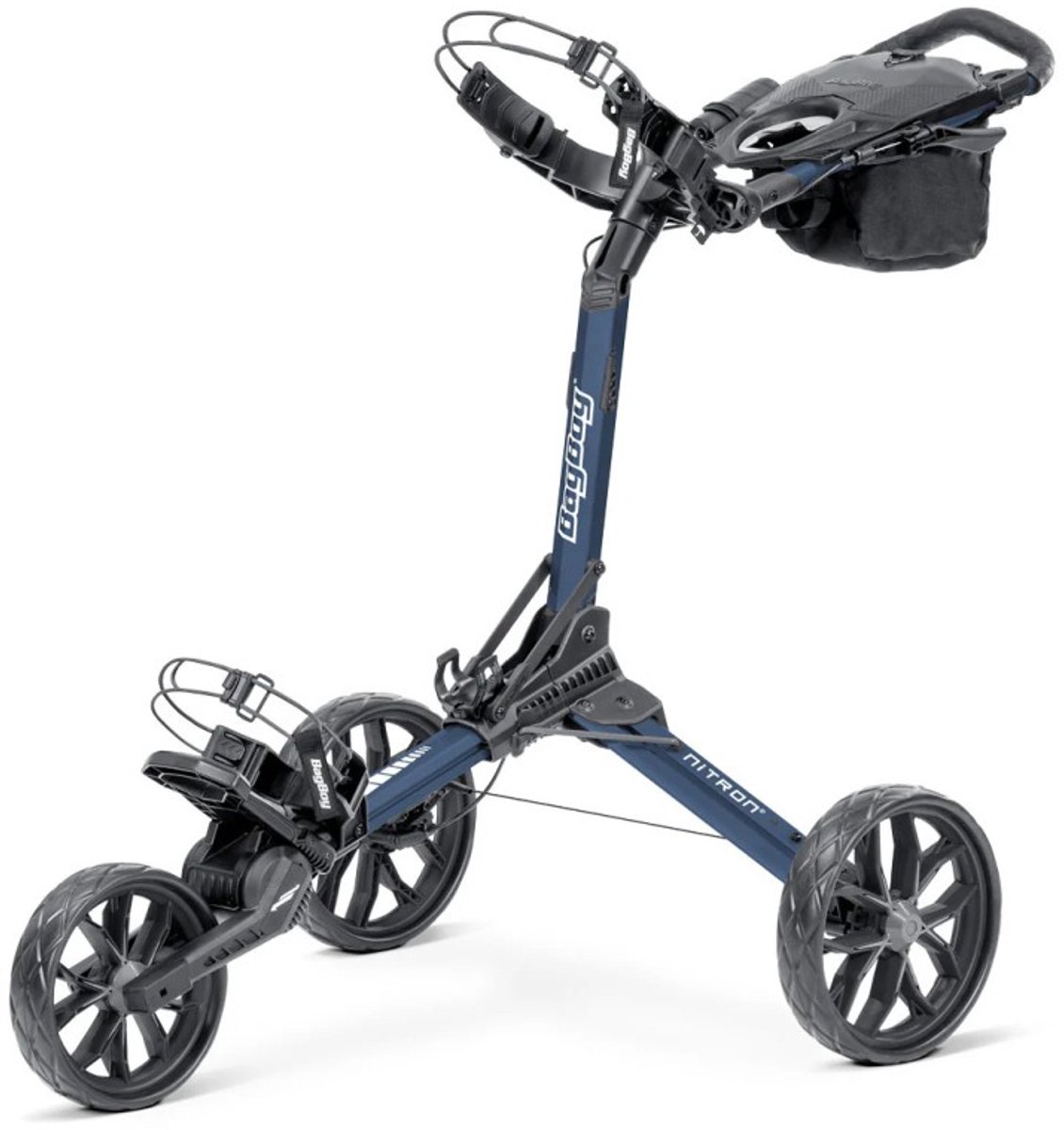 BagBoy Nitron silver, charcoal accents