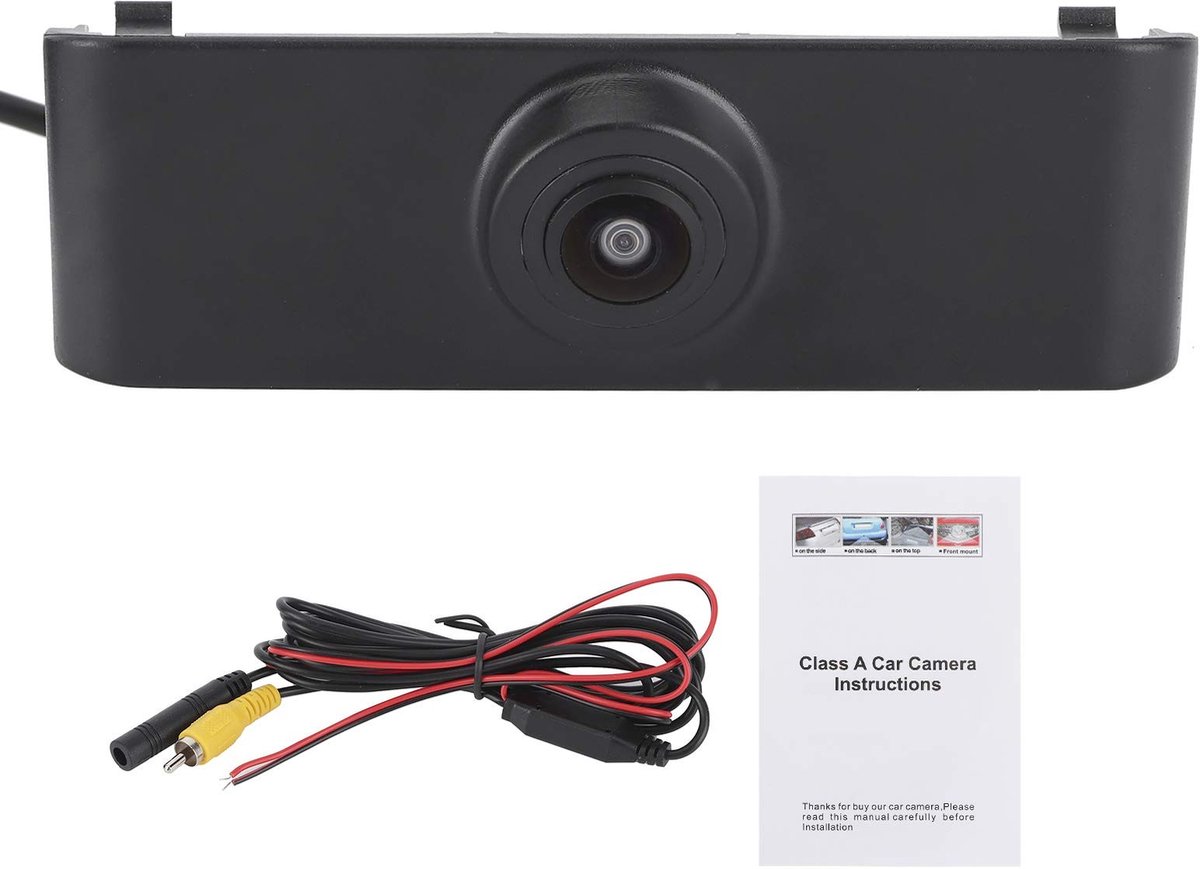 aladdien - Vooraanzicht Camera - Sensor - IP68 Waterdicht - Auto Accessoire - Nachtzicht - 170 Graden - Geschikt voor A4L 2013