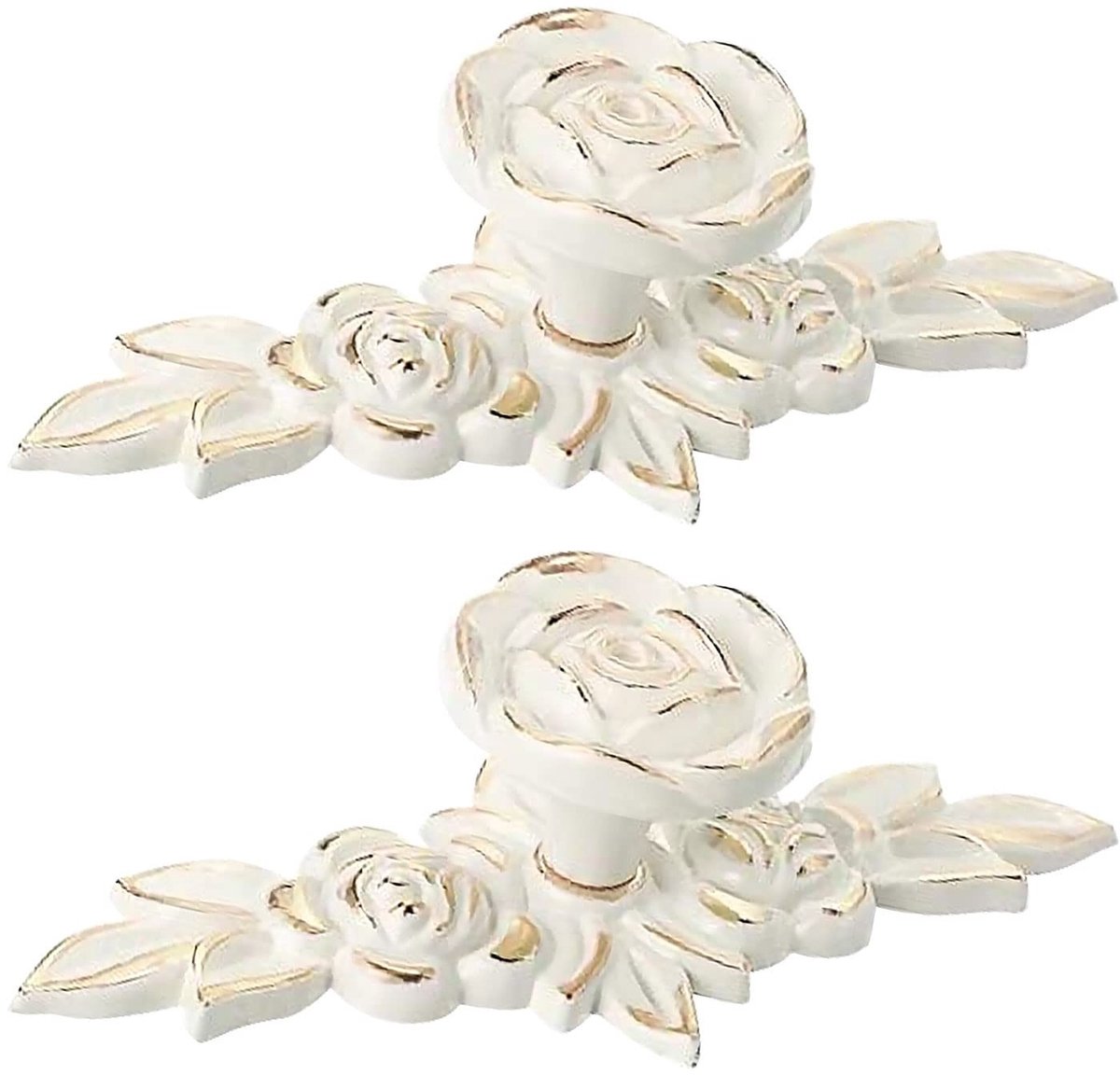 Store_9 - Euro Rose Kabinet Knoppen - Vintage Zinklegering - Handgrepen voor Dressoir - Iv