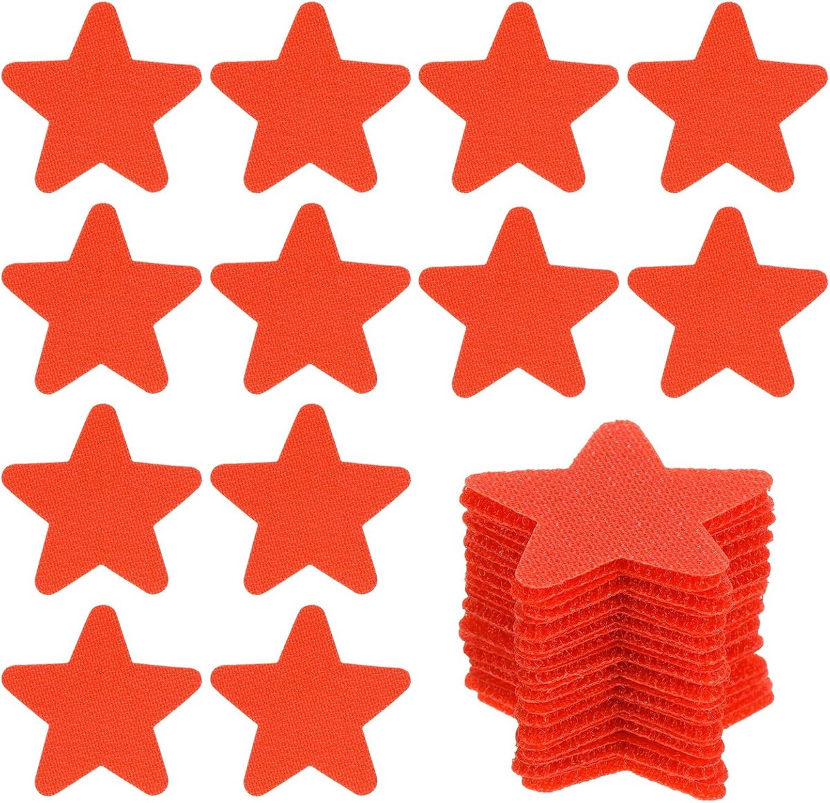 4cm Carpet Spot Markers - 50Pcs Star Floor Dots - Markers Voor Vloer Vlekken - Decoratie Voor Onderwijs - Kindergarten Benodigdheden - Rood