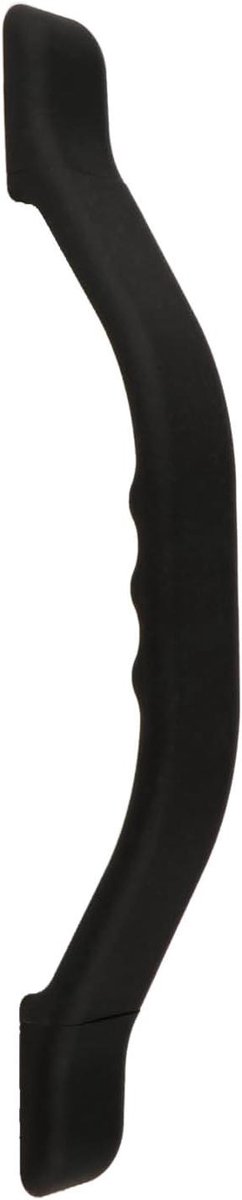 Grijpsteun Deur - Steunhandgreep Camper - Veilig Instappen - Golfvormige Grip - 28.5 cm - Zwart