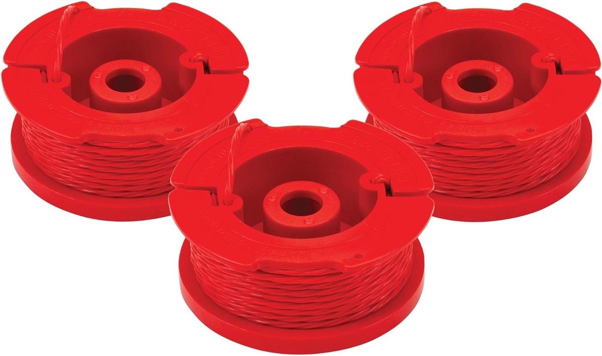 Trimmerdraad Spoelen - Vervangende Spoelen - Onkruid Verwijderen - Fabriekswond Gedraaid - 3 Pack 20 Voet - Niet Gespecificeerd
