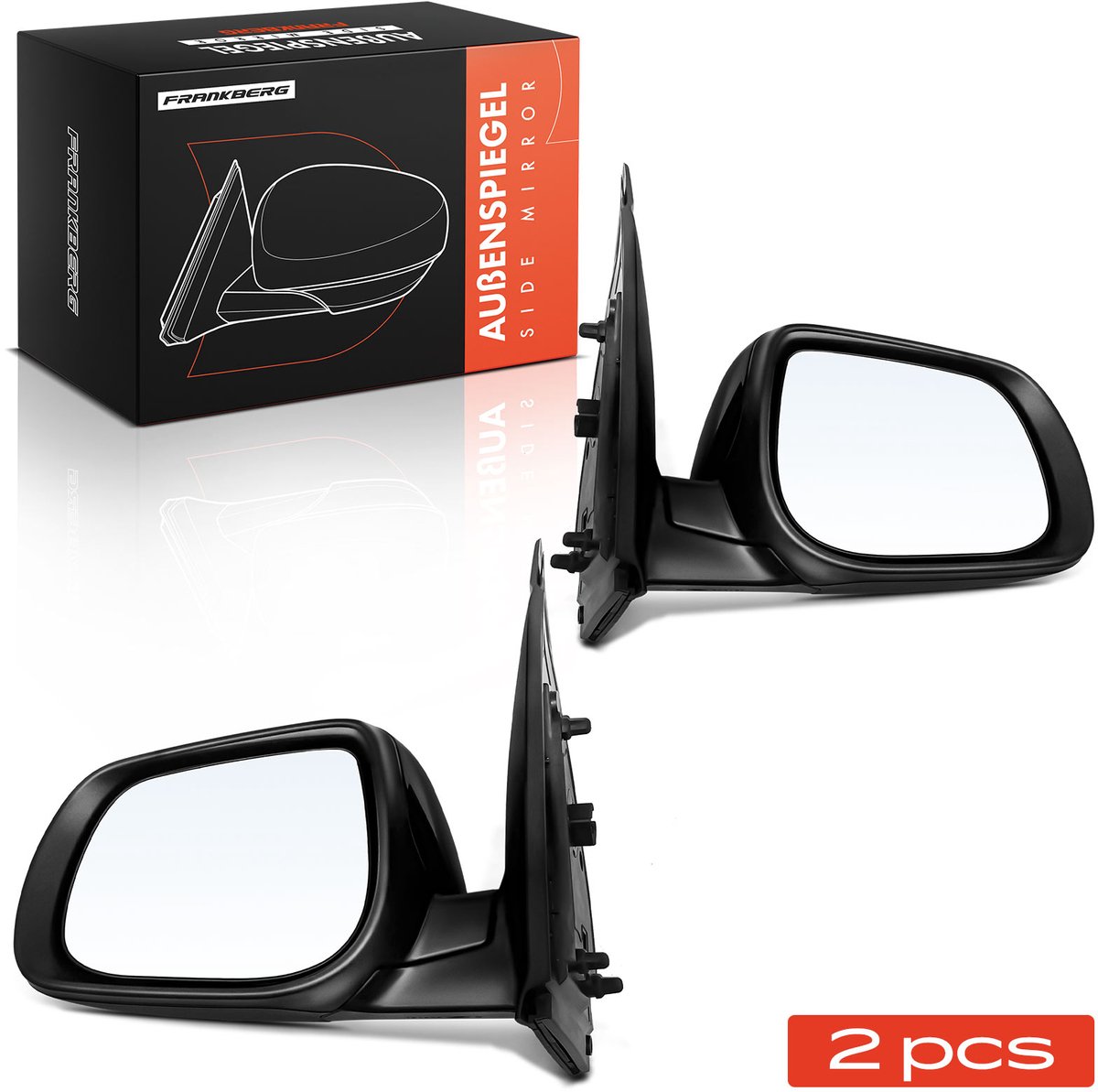 Frankberg 2x buitenspiegel links rechts voor KIA Picanto