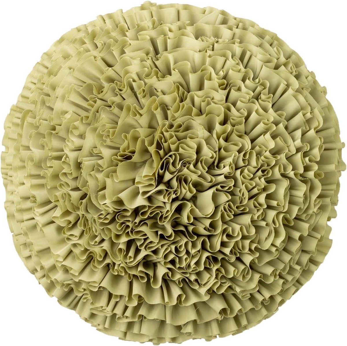Bloedkussen Ronde Bloem - Decoratief Pluche Kussen - Zachte Zit Ondersteuning - Handgemaakt 3D Bloem Design - 45 cm Diameter