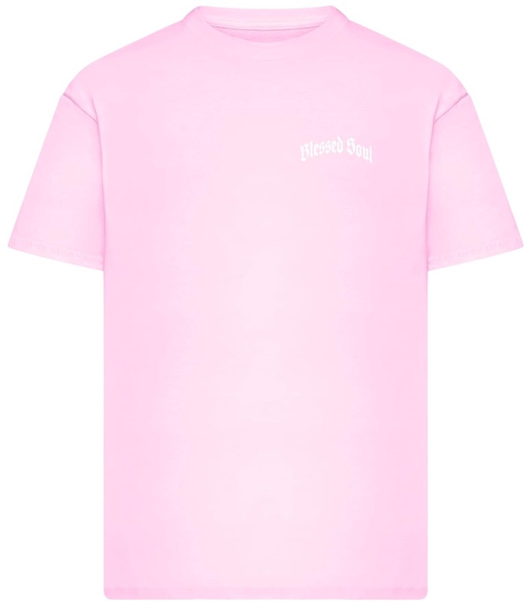 Mister Tee Blessed Soul Mary Oversize Heren Tshirt XL Roze