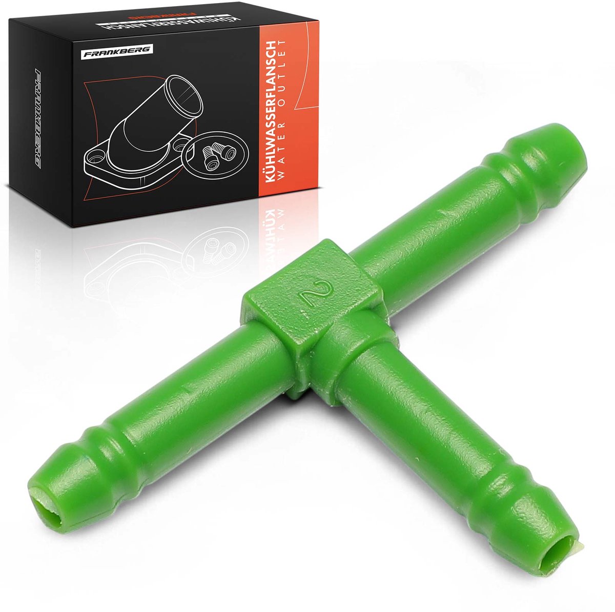 Frankberg 1x Koelwaterflens voor VW Cabrio