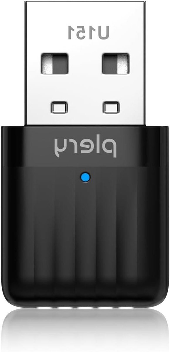 USB WiFi Adapter - Draadloze Dongle - Internetverbinding Delen - Dual Band 650Mbps - Compact Formaat - Zwart
