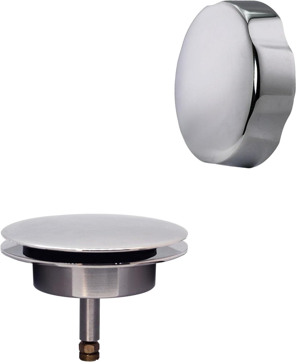 Bad Afvoer Trimset - Reparatie Kit - Badkamer Reparatie - Kabel Aandrijving Bediening - 1-1/2 Inch - Gepolijst Chroom