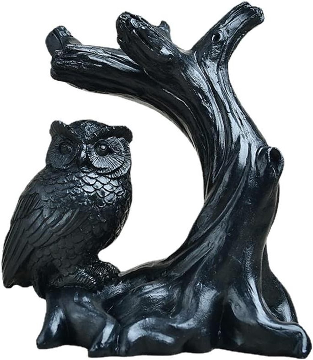 Bol Standaard - Display Houder - Decoratief Object - Uniek Boom Design - 116 x 105 mm - Zwart
