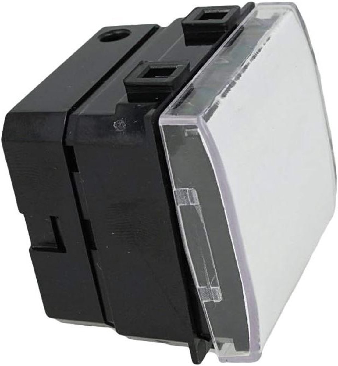 Drukknop met naamplaatje - Belknop module - Deurbel installatie - Vereist twee modules - 10A 250V - Wit