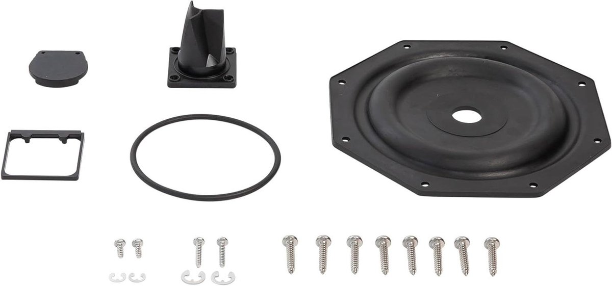 Service Kit - Pomp Onderdelen - Sanitair Onderhoud - Compleet Reserveonderdelen - 1 Set - Zwart