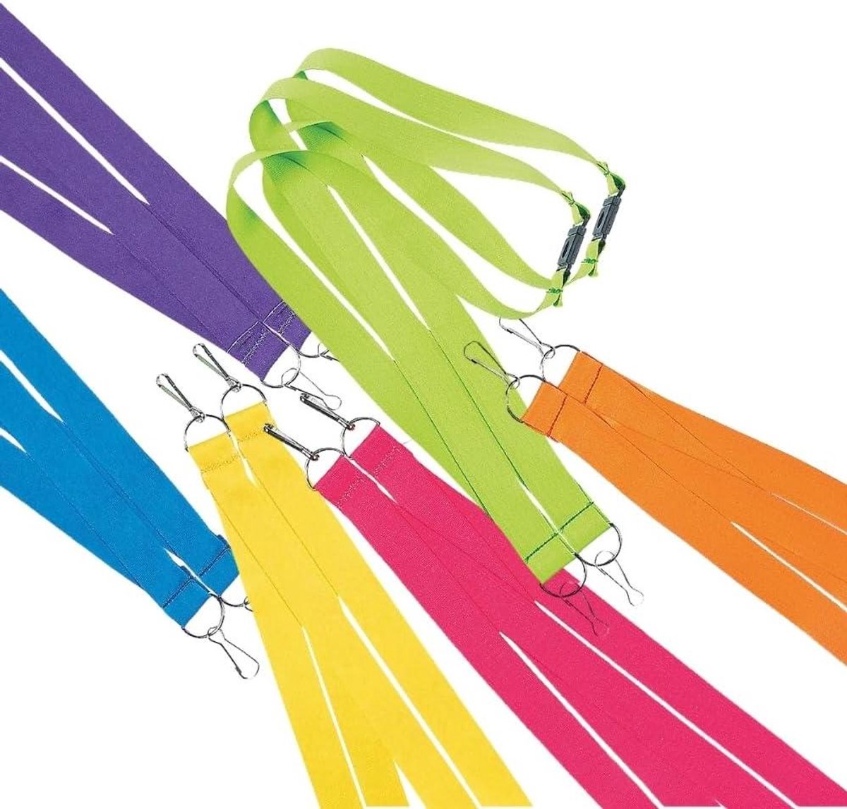 Badgehouders - Kaarthouders - Identificatie Tonen - Metalen Clip - Set van 5 - Diverse Kleuren