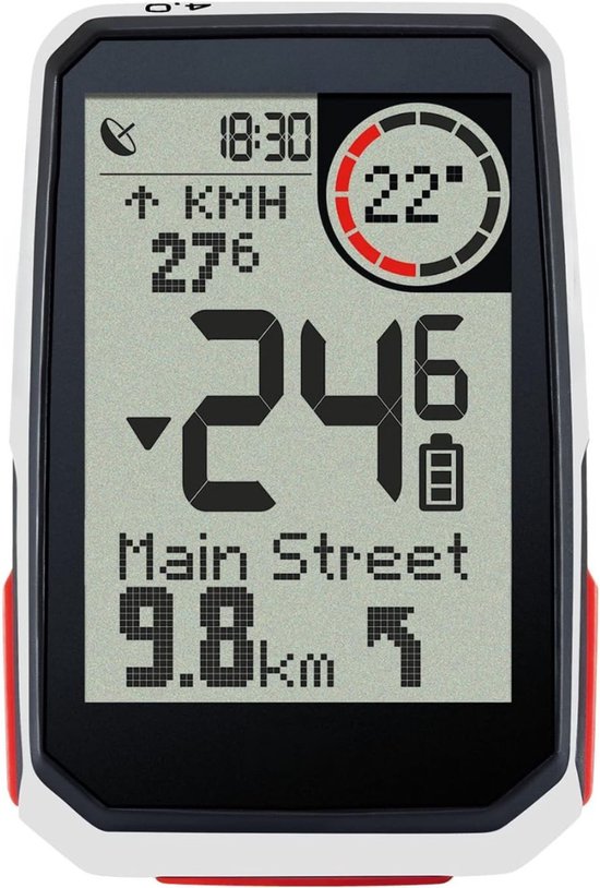 Nexvo® Fietsnavigatie - Navigatie - Wit- 5cm x 2cm x 8cm