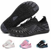 Solfit - Barefoot Schoenen - Dames & Heren - Sportschoenen Sneakers - Fitnessschoenen - Hardloopschoenen - Ademend Knit Textiel - Zwart - 41- BAREON