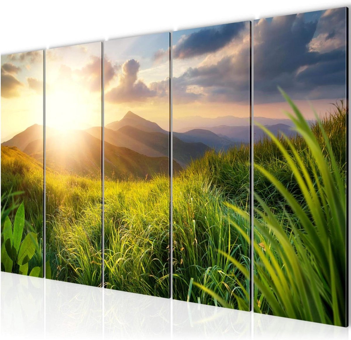 Canvas Schilderij - Wanddecoratie Muurkunst - Ontspannen Sfeer Creëren - Direct Ophangen Klaar - 150 x 60 cm - Natuurlijke Kleuren