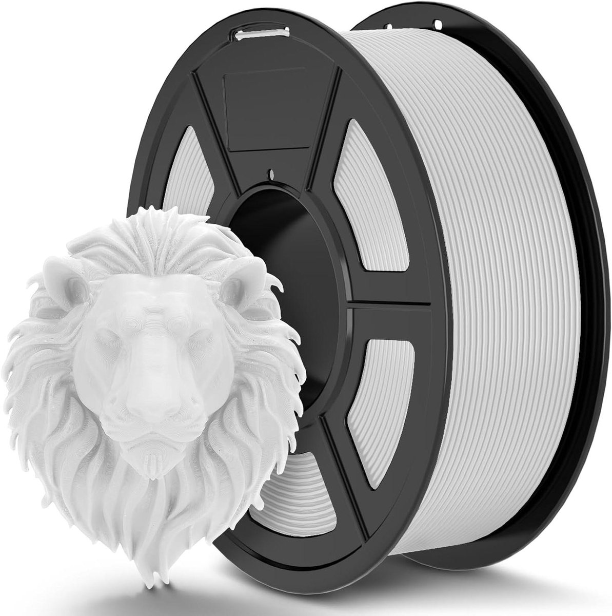 3D Printer Filament - PLA Draad - Modellen Maken - Maatnauwkeurigheid +/- 002 mm - 1 kg - Wit