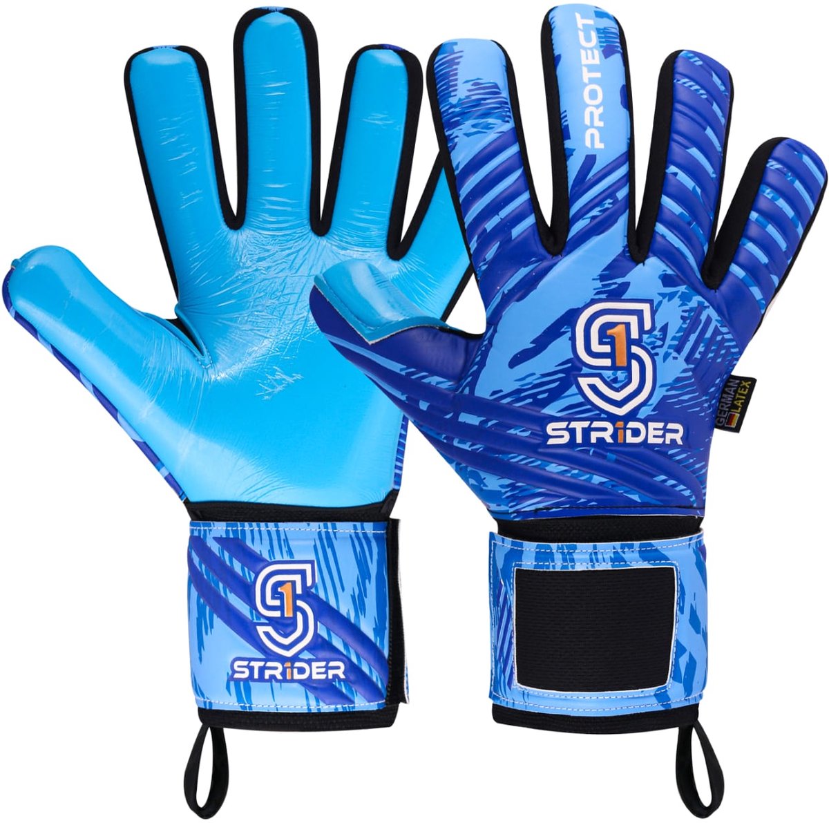 Str1der Protect keepershandschoen | Blauw | Maat 12