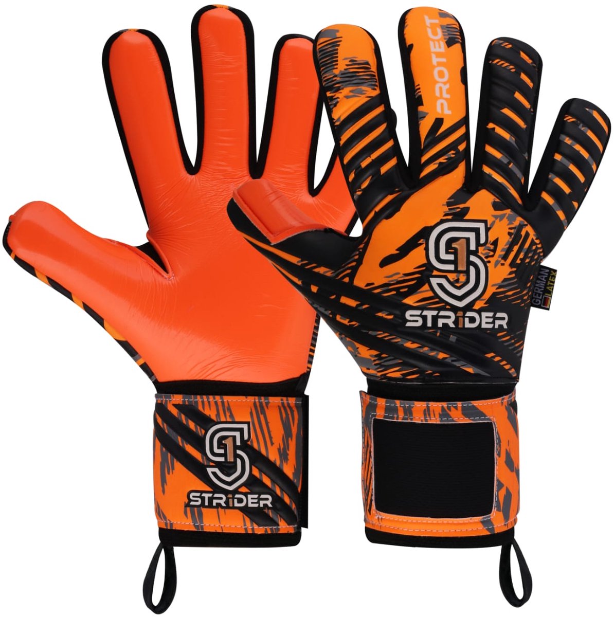 Str1der Protect keepershandschoen | Oranje | Maat 7