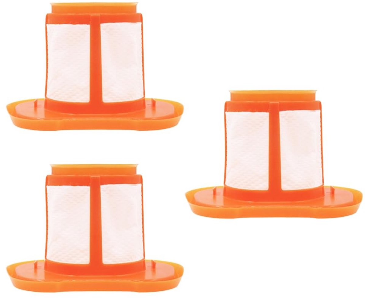 Dailygoods - Dailygoody - Vervangende Filterelementen - Snoerloze Handstofzuiger - Efficiënte Filtratie - 3 Stuks - Stofdeeltjes Verwijderen - Geschikt voor Optima...