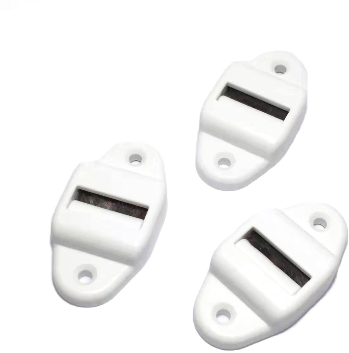 Dailygoods - Dailygoody - Riemgeleiding - Rolsluiting - Vermindert wrijving - 23 mm - Borstelafdichting - Verlengde levensduur - Geschikt voor binnen - 8 stuks
