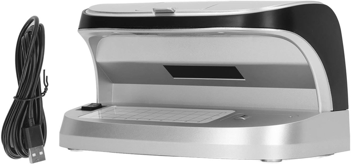 Dailygoods - Dailygoody - Valse Biljet Detector - Betrouwbare Geldchecker - Met Vergrootglas en UV Licht - Handig voor Thuisgebruik - Geldchecker - Compact en Effi