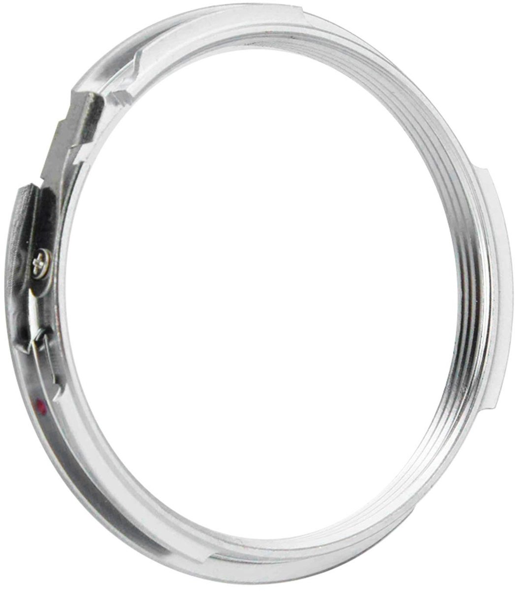Dailygoods - Dailygoody - M42-PK-lensbevestigingsadapterring - Handmatige focuslensconverter - Zilver - Hoogwaardig koper - Geschikt voor Pentax PK K-montagecamera
