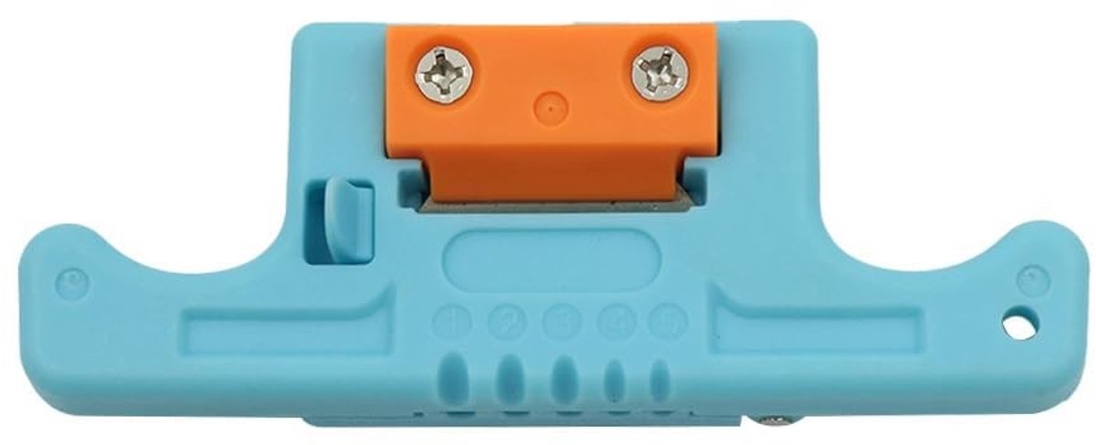 Dailygoody - Glasvezelstripper - Compact en efficiënt - Blauw - Veilig splitsgereedschap - Geschikt voor 1,9-3,0 mm kabels - Ideaal voor professionals